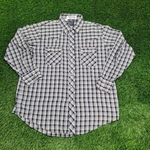 Vintage Dee-Cee Rangers Pearl Snap Shirt XL 25x32 Plaid